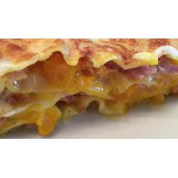 LASAGNE MET POMPOEN EN SPECK