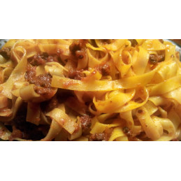 PAPPARDELLE MET RAGOUT VAN HERT
