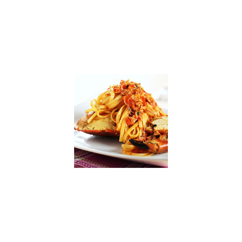 VERSE LINGUINE MET VERSE KRAB VERSE LINGUINE MET VERSE KRAB