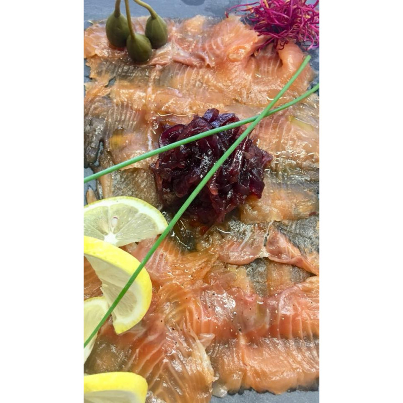 GEMARINEERDE ZALM GEMARINEERDE ZALM